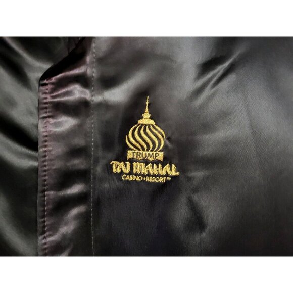 Vintage Trump Taj Mahal Satin Bomber Jacket - Picture 5 of 13